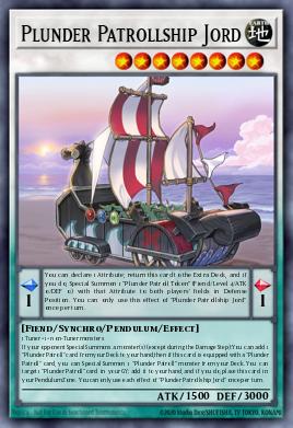 Plunder Patrollship Jord Yu-Gi-Oh card