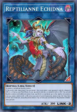 Reptilianne Echidna Yu-Gi-Oh card