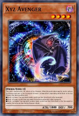 Xyz Avenger Yu-Gi-Oh card