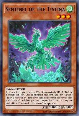 Sentinel of the Tistina Yu-Gi-Oh card