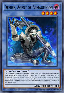 Demise, Agent of Armageddon Yu-Gi-Oh card