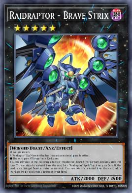 Raidraptor - Brave Strix Yu-Gi-Oh card