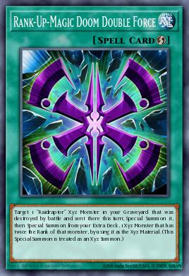 Rank-Up-Magic Doom Double Force Yu-Gi-Oh card
