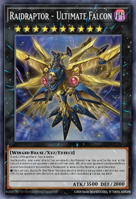 Raidraptor - Ultimate Falcon Yu-Gi-Oh card