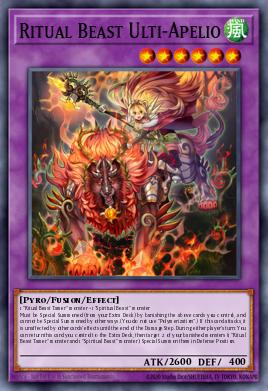 Ritual Beast Ulti-Apelio Yu-Gi-Oh card