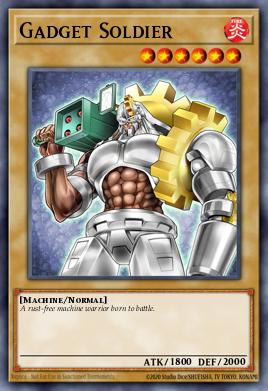 Gadget Soldier Yu-Gi-Oh card