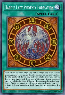 Harpie Lady Phoenix Formation Yu-Gi-Oh card