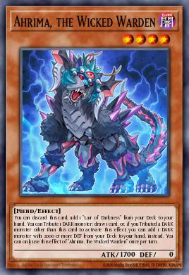 Ahrima, the Wicked Warden Yu-Gi-Oh card