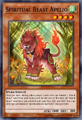 Spiritual Beast Apelio Yu-Gi-Oh card