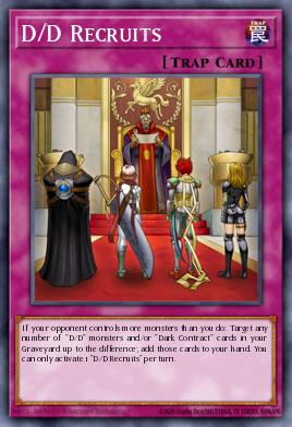 D/D Recruits Yu-Gi-Oh card