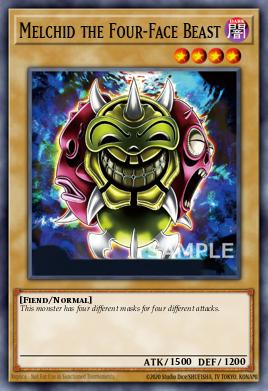 Melchid the Four-Face Beast Yu-Gi-Oh card