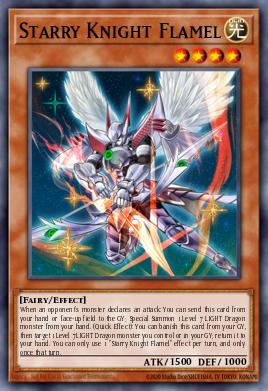 Starry Knight Flamel Yu-Gi-Oh card