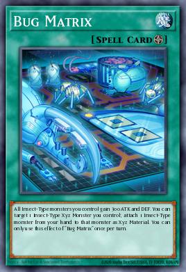 Bug Matrix Yu-Gi-Oh card