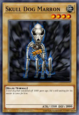 Skull Dog Marron Yu-Gi-Oh card