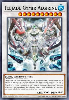 Icejade Gymir Aegirine Yu-Gi-Oh card