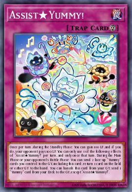 Assist★Yummy! Yu-Gi-Oh card