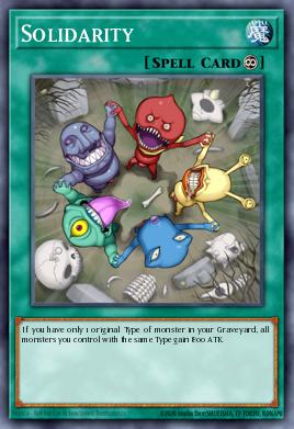 Solidarity Yu-Gi-Oh card