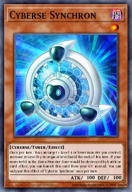 Cyberse Synchron Yu-Gi-Oh card