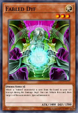 Fabled Dyf Yu-Gi-Oh card