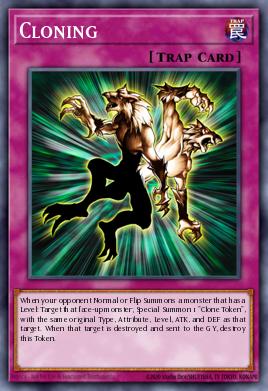 Cloning Yu-Gi-Oh card