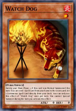 Watch Dog Yu-Gi-Oh card
