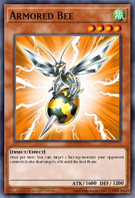 Armored Bee Yu-Gi-Oh card