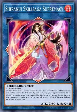 Shiranui Skillsaga Supremacy Yu-Gi-Oh card