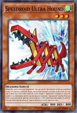 Speedroid Ultra Hound Yu-Gi-Oh card