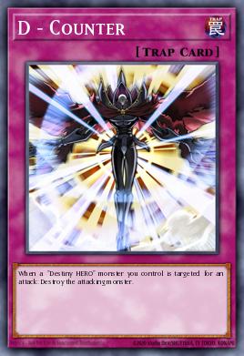 D - Counter Yu-Gi-Oh card