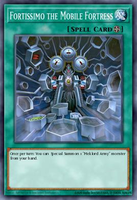 Fortissimo the Mobile Fortress Yu-Gi-Oh card