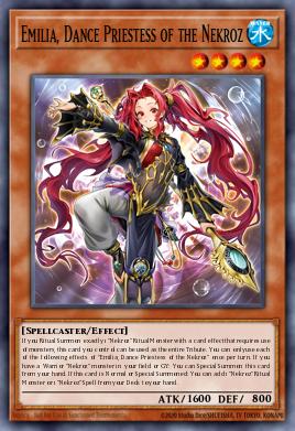 Emilia, Dance Priestess of the Nekroz Yu-Gi-Oh card