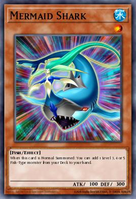 Mermaid Shark Yu-Gi-Oh card