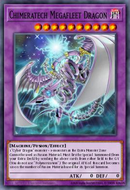 Chimeratech Megafleet Dragon Yu-Gi-Oh card