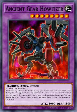 Ancient Gear Howitzer Yu-Gi-Oh card