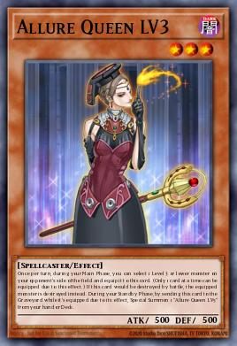 Allure Queen LV3 Yu-Gi-Oh card