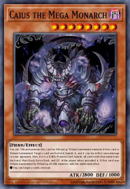 Caius the Mega Monarch Yu-Gi-Oh card