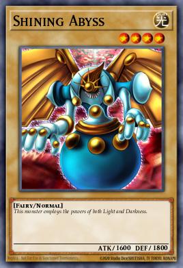 Shining Abyss Yu-Gi-Oh card