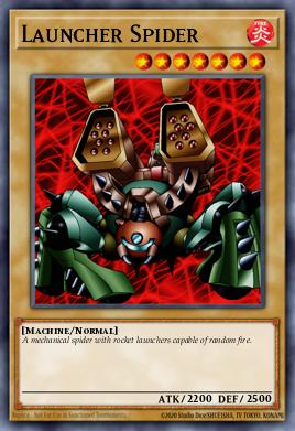 Launcher Spider Yu-Gi-Oh card