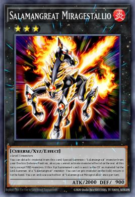 Salamangreat Miragestallio Yu-Gi-Oh card