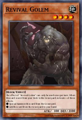 Revival Golem Yu-Gi-Oh card