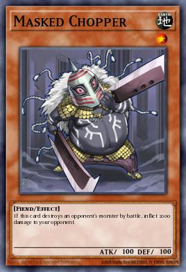 Masked Chopper Yu-Gi-Oh card
