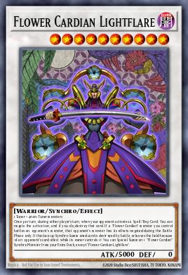 Flower Cardian Lightflare Yu-Gi-Oh card