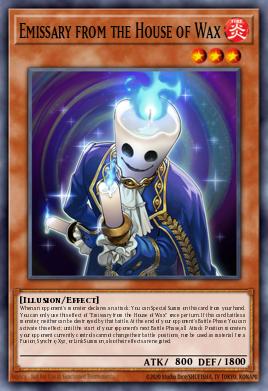 Emissary from the House of Wax Yu-Gi-Oh card