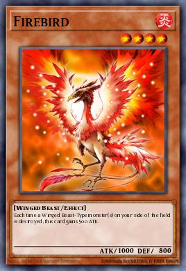 Firebird Yu-Gi-Oh card