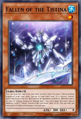 Fallen of the Tistina Yu-Gi-Oh card