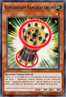 Superheavy Samurai Drum Yu-Gi-Oh card