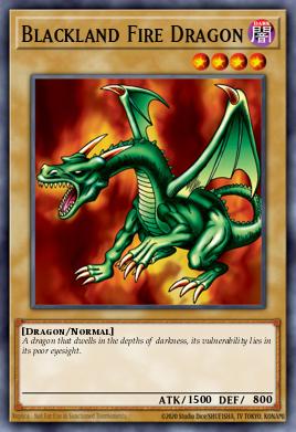 Blackland Fire Dragon Yu-Gi-Oh card