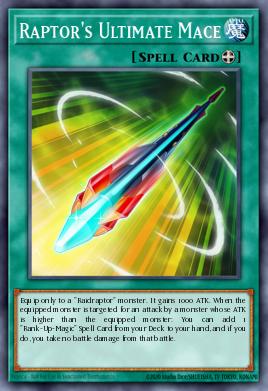 Raptor's Ultimate Mace Yu-Gi-Oh card