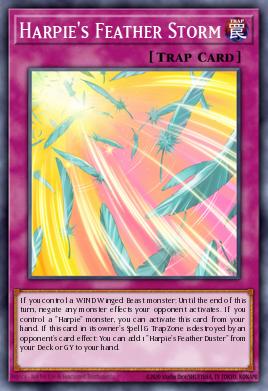 Harpie's Feather Storm Yu-Gi-Oh card