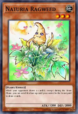Naturia Ragweed Yu-Gi-Oh card